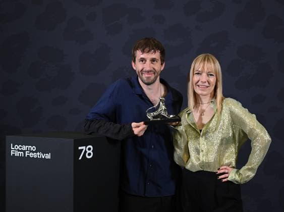 Locarno, Swiss Locarno Film Festival 2025 Photocall Award Ceremony Locarno78 photocall with winners of Locarno78 In the photo: Where Snat by Eisa Kremse, Levn Peter Pardo International Competition  Copyright: xNickxZonnax xipa-agency.netx xNickxZonnax IPA_Agency_IPA62512800