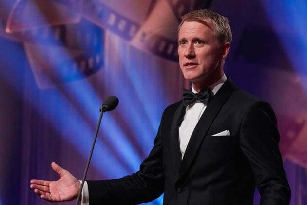 The Amanda Award 2025 Haugesund 20250816 Thorbjorn Harr presented the award for best Norwegian film during the Amanda Award ceremony at Festiviteten in Haugesund Photo Jan Kare Ness NTB Haugesund Norway jFAftJvFxmI EDITORIAL USE ONLY Ref ENTjFAftJvFxmI jpg  Copyright: xJanxKarexNessx xNTBx
