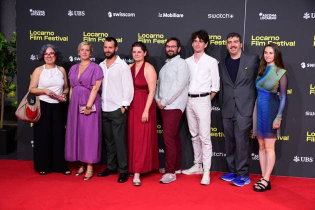 The delegation of The Kiss of Spider Woman attends on red carpet during the 78th Locarno Film Festival on August 16, 2025 in Locarno, Switzerland Romain Doucelin Bestimage Locarno Suisse  Copyright: xRomainxDoucelinx xBestimagexRomainxDoucelinx xBestimagex
