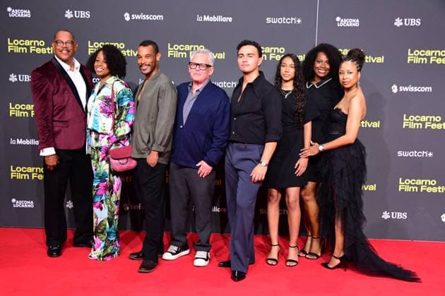 The delegation of The Kiss of Spider Woman attends on red carpet during the 78th Locarno Film Festival on August 16, 2025 in Locarno, Switzerland Romain Doucelin Bestimage Locarno Suisse  Copyright: xRomainxDoucelinx xBestimagexRomainxDoucelinx xBestimagex