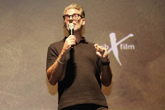 17 08 2025, xcex, GER, Hamburg, Cinemaxx Dammtor, Kino, Cinema, Kinofilm, Kinotour, herbXfilm, Constantin Film, Kanu des Manitu Kinofilm mit den Hauptdarstellern Michael Bully Herbig, Christian Tramitz und Rick Kavanian DFL regulations prohibit any use of photographs as image sequences and or quasi video CE
