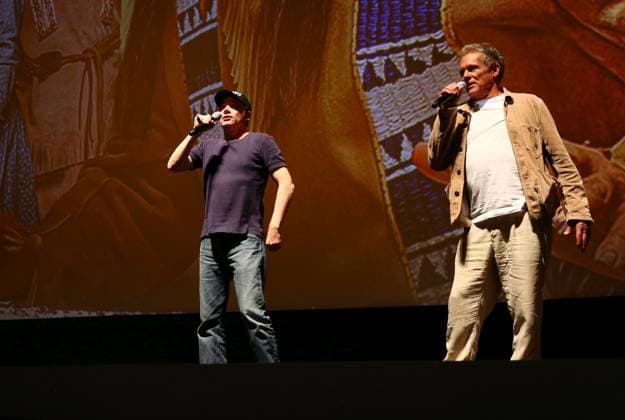 17 08 2025, xcex, GER, Hamburg, Cinemaxx Dammtor, Kino, Cinema, Kinofilm, Kinotour, herbXfilm, Constantin Film, Kanu des Manitu Kinofilm mit den Hauptdarstellern Michael Bully Herbig, Christian Tramitz und Rick Kavanian DFL regulations prohibit any use of photographs as image sequences and or quasi video CE