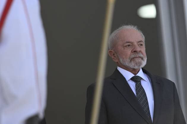 Lula da Silva-Daniel Noboa meeting in Brazil BRASILIA, BRAZIL - AUG 18 - Brazil s President Luiz Inacio Lula da Silva looks on, on the day he meets Ecuador s President Daniel Noboa at Planalto Palace, in Brasilia, Brazil, August 18, 2025. Mateus Bonomi Anadolu Brasilia Brazil. Editorial use only. Please get in touch for any other usage.  Copyright: x2025xAnadoluxMateusxBonomix