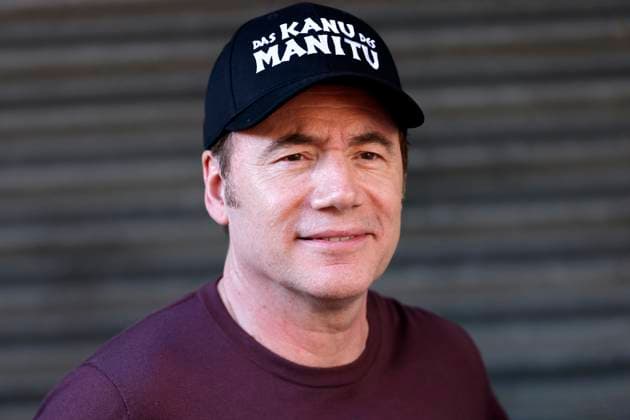 Actor Michael Bully Herbig at the cinema tour for the new film Das Kanu des Manitu at the Cineplex cinema in Leverkusen, 18 08 2025 NRW Germany Copyright: xChristophxHardtx