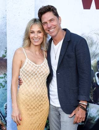 Los Angeles Premiere Of Primitive War 18 August 2025 . Los Angeles, California - Sandra Hess, Michael Trucco At Los Angeles Premiere Of Primitive War held at Hollywood American Legion in Los Angeles., Credit:Sadou Faye Avalon United States, CA, Los Angeles, Hollywood American Legion  Copyright: xSadouxFayex xAvalonx 1030219372