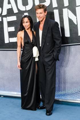 Uk Gala Screening Of Caught Stealing on Tuesday 19 August 2025 ZoÃ« Kravitz and Austin Butler seen at the Uk Gala Screening Of Caught Stealing on Tuesday 19 August 2025 at ODEON LUXE Leicester Square, London. . Picture, Credit:Julie Edwards Avalon  Copyright: xJuliexEdwardsx xAvalonx 1030276645