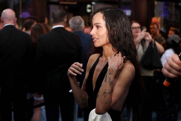 Caught Stealing gala film screening London, UK. Zoe Kravitz at the Caught Stealing gala film screening. Odeon Luxe, Leicester Square. 19th August 2025. LMK430-S200825-001 Anfisa Polyushkevych Landmark Media 