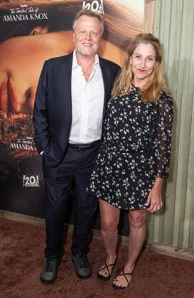 August 19, 2025, Bronx, New York, USA: Keith Cotton and Edie Falco attend premiere by HULU of The twisted tail of Amanda Knox at Historical Society in New York, NY on August 19, 2025 Bronx USA - ZUMAr339 20250819_znp_r339_119 Copyright: xLevxRadinx