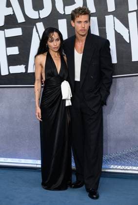 Caught Stealing UK Premiere - London Zoe Kravitz and Austin Butler at the UK premiere of Caught Stealing, Leicester Square. London, UK. August 19th, 2025. Photo by Stuart Hardy ABACAPRESS.COM London London United Kingdom  Copyright: xStuartxHardy ABACAPRESS.COMx