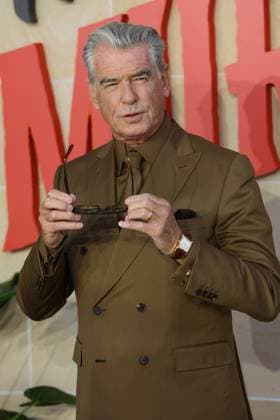 . 21 08 2025. London, United Kingdom. Pierce Brosnan at The Thursday Murder Club premiere in London.  xStephenxLockx xi-Imagesx IIM-26163-0008