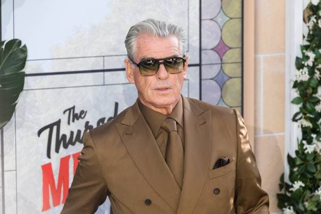 The Thursday Murder Club UK Premiere in London LONDON, UNITED KINGDOM - AUGUST 21: Pierce Brosnan attends the UK premiere of The Thursday Murder Club in Leicester Square Gardens in London, United Kingdom on August 21, 2025. Wiktor Szymanowicz Anadolu London United Kingdom. Editorial use only. Please get in touch for any other usage.  Copyright: x2025xAnadoluxWiktorxSzymanowiczx