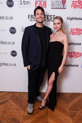 UK Premiere of Bambi: The Reckoning on Thursday 21 August 2025 Vince Wright and Karolina Knight seen at the UK Premiere of Bambi: The Reckoning during Frightfest 2025 at ODEON LUXE Leicester Square, London on Thursday 21 August 2025., Credit:Julie Edwards Avalon  Copyright: xJuliexEdwardsx xAvalonx 1030598902
