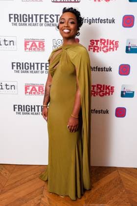 World Premiere of Night of Violence on Thursday 21 August 2025 Abria Jackson seen at the World Premiere of Night of Violence during Frightfest 2025 at ODEON LUXE Leicester Square, London on Thursday 21 August 2025., Credit:Julie Edwards Avalon  Copyright: xJuliexEdwardsx xAvalonx 1030599034