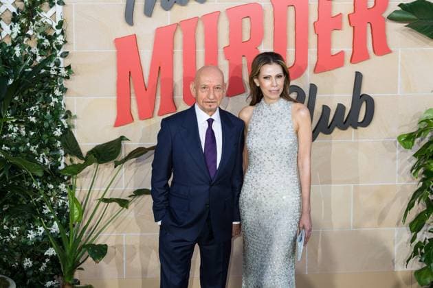 The Thursday Murder Club UK Premiere in London LONDON, UNITED KINGDOM - AUGUST 21: Ben Kingsley and Daniela Lavender attend the UK premiere of The Thursday Murder Club in Leicester Square Gardens in London, United Kingdom on August 21, 2025. Wiktor Szymanowicz Anadolu London United Kingdom. Editorial use only. Please get in touch for any other usage.  Copyright: x2025xAnadoluxWiktorxSzymanowiczx