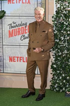 Premiere of The Thursday Murder Club at Leicester Square Featuring: Pierce Brosnan Where: London, United Kingdom When: 21 Aug 2025 Credit: Nils Jorgensen INSTARimages EDITORIAL USE ONLY. NOT FOR USE BY NEWSPAPERS BASED IN THE UK. Copyright: xx instar54998727