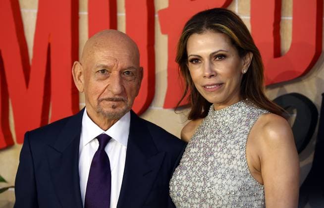 The Thursday Murder Club UK Premiere at Leicester Square Gardens in London - 21 Aug 2025 Sir Ben Kingsley and Daniela Lavender attend The Thursday Murder Club UK Premiere at Leicester Square Gardens. London United Kingdom Copyright: xFredxDuvalx xSOPAxImagesx FD_Thursday_Murder_Club_43