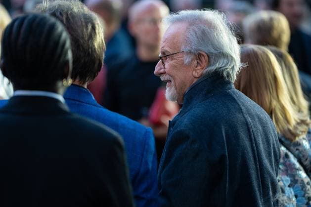 August 21, 2025, London, United Kingdom: Steven Spielberg attends The Thursday Murder Club UK Premiere at Leicester Square Gardens. London United Kingdom - ZUMAs197 20250821_aaa_s197_204 Copyright: xLounisxTiarx