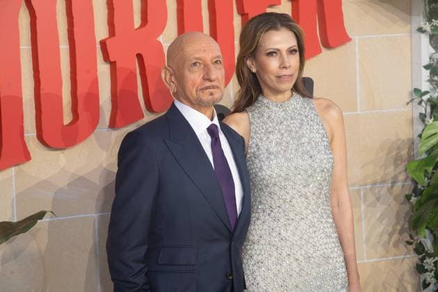 The Thursday Murder Club UK Premiere at Leicester Square Gardens, London, UK Ben Kingsley and wife Daniela Lavender attends The Thursday Murder Club UK Premiere at Leicester Square Gardens, London, England, UK on Thursday 21 August, 2025., Credit:Justin Ng Avalon UK, England, London, Leicester Square Gardens Copyright: xJustinxNgx xAvalonx 1030615589