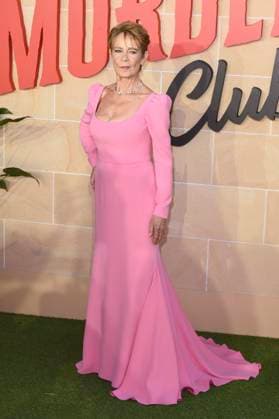 Celia Imrie at the premiere of the Netflix film The Thursday Murder Club at Cineworld Leicester Square London, 21 08 2025 Foto:xS.xVasx xFuturexImagex thursday_5885