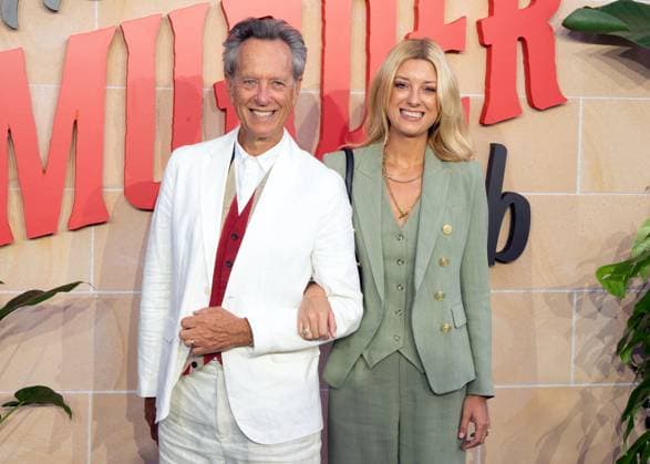 Richard E. Grant and Olivia Grant attends The Thursday Murder Club UK Premiere at Leicester Square Gardens in London, England, UK. Thursday 21st August 2025 Copyright: xJamesxWarrenx THE THURSDAY MURDER CLUB - UK PREMIERE46
