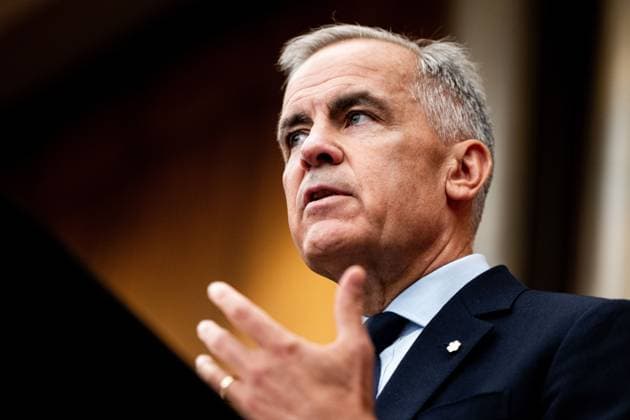 August 22, 2025, Ottawa, On, Canada: Prime Minister Mark Carney speaks during a press conference at the National Press Theatre in Ottawa on Friday, Aug. 22, 2025. Ottawa Canada  - ZUMAc35_ 20250822_zaf_c35_057 Copyright: xSpencerxColbyx
