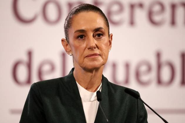 MexicoÃ¢â‚¬â ¢s President Claudia Sheinbaum Pardo speaks during a press conference about the Mexico Imparable Half Marathon a series of races in four destinations at the National Palace. on August 22, 2025, in Mexico City, Mexico. Mexico City Mexico - ZUMAe321 20250822_zia_e321_016 Copyright: xLuisxBarronx