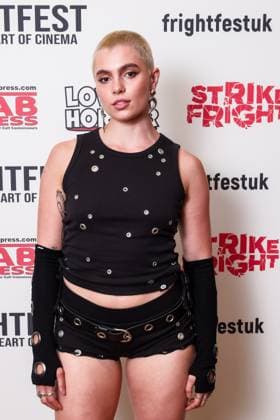 UK Premiere of Your Host on Friday 22 August 2025 Joelle Rae seen at the UK Premiere of Your Host during Frightfest 2025 at ODEON LUXE Leicester Square, London on Friday 22 August 2025., Credit:Julie Edwards Avalon  Copyright: xJuliexEdwardsx xAvalonx 1030705307