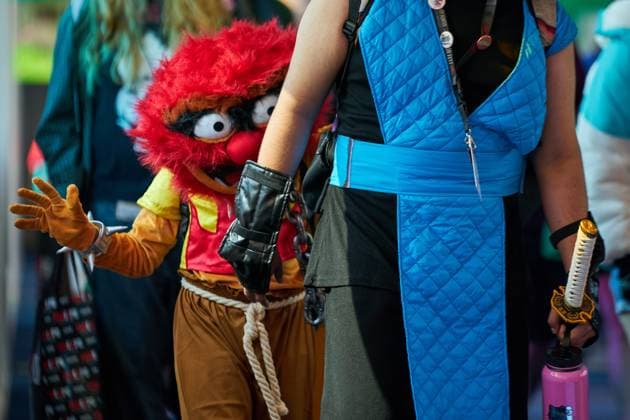 August 22, 2025, Toronto, On, Canada: Convention-goers make their way through the halls on the second day of the annual Fan Expo convention in Toronto, on Friday, Aug. 22, 2025. Toronto Canada  - ZUMAc35_ 20250822_zaf_c35_149 Copyright: xSammyxKoganx