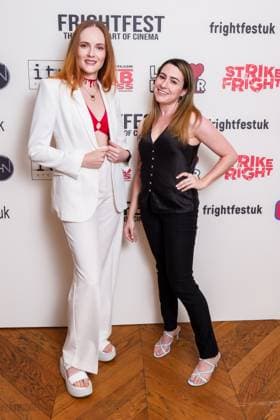 World Premiere of The Haunted Forest on Friday 22 August 2025 Mashka Wolfe and Cassie D Agnostino seen at the World Premiere of The Haunted Forest during Frightfest 2025 at ODEON LUXE Leicester Square, London on Friday 22 August 2025., Credit:Julie Edwards Avalon  Copyright: xJuliexEdwardsx xAvalonx 1030704776