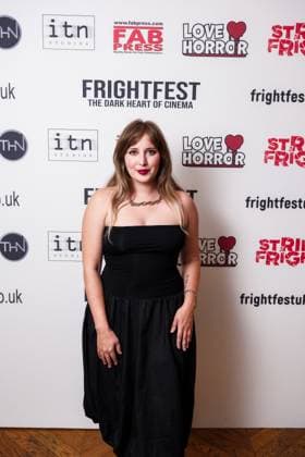 World Premiere of In a Cold Vein on Friday 22 August 2025 Samantha McDanel seen at the World Premiere of In a Cold Vein during Frightfest 2025 at ODEON LUXE Leicester Square, London on Friday 22 August 2025., Credit:Julie Edwards Avalon  Copyright: xJuliexEdwardsx xAvalonx 1030705179