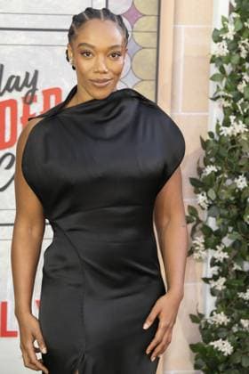 The Thursday Murder Club UK Premiere Naomi Ackie attends The Thursday Murder Club UK Premiere in the Leicester Square Gardens, London. 21st August 2025.  Copyright: xAndrewxSimsx NINTCHDBPICT001018026680