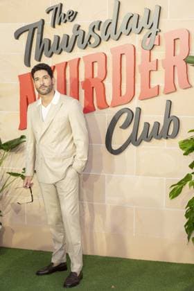 The Thursday Murder Club UK Premiere Tom Ellis attends The Thursday Murder Club UK Premiere in the Leicester Square Gardens, London. 21st August 2025.  Copyright: xAndrewxSimsx NINTCHDBPICT001018027500