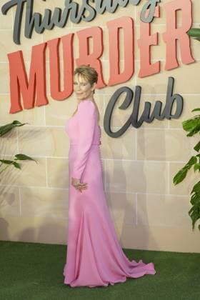 The Thursday Murder Club UK Premiere Celia Imrie attends The Thursday Murder Club UK Premiere in the Leicester Square Gardens, London. 21st August 2025.  Copyright: xAndrewxSimsx NINTCHDBPICT001018028351