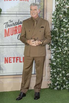 The Thursday Murder Club UK Premiere Pierce Brosnan attends The Thursday Murder Club UK Premiere in the Leicester Square Gardens, London. 21st August 2025.  Copyright: xAndrewxSimsx NINTCHDBPICT001018028542