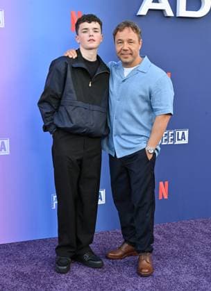 May 27, 2025, Los Angeles, California, USA: Owen Cooper and Stephen Graham arrives for NetflixÃ¢â‚¬â ¢s Ã¢â‚¬ËœAdolescenceÃ¢â‚¬â ¢ FYC at the Television Academy. Los Angeles USA - ZUMAo05_ 20250527_zaf_o05_003 Copyright: xLisaxO Connorx
