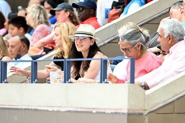 Celebrities attend the 2025 US Open at Arthur Ashe Stadium at the USTA Billie Jean King National Tennis Center Featuring: Julianna Margulies Where: Flushing Meadows, New York, United States When: 24 Aug 2025 Credit: Joey Andrew startraksphoto.com EDITORIAL USE ONLY. NOT FOR USE BY NEWSPAPERS BASED IN THE UK. Copyright: xx instar55007250