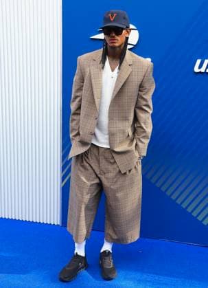 Celebs at The US Open 2025 - Arrival Jordan Clarkson attends the opening night gala at the US Open 2025 in New York, NY on August 25, 2025. Photo by Charles Guerin ABACAPRESS.COM New York City NY United States  Copyright: xGuerinxCharles ABACAx