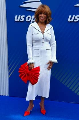 Celebs at The US Open 2025 - Arrival Gayle King attends the opening night gala at the US Open 2025 in New York, NY on August 25, 2025. Photo by Charles Guerin ABACAPRESS.COM New York City NY United States  Copyright: xGuerinxCharles ABACAx