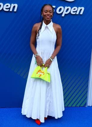 Celebs at The US Open 2025 - Arrival Melissa Koby attends the opening night gala at the US Open 2025 in New York, NY on August 25, 2025. Photo by Charles Guerin ABACAPRESS.COM New York City NY United States  Copyright: xGuerinxCharles ABACAx