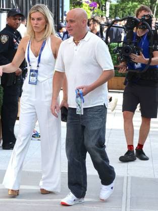 Celebs at The US Open 2025 - Arrival Andre Agassi attends the opening night gala at the US Open 2025 in New York, NY on August 25, 2025. Photo by Charles Guerin ABACAPRESS.COM New York City NY United States  Copyright: xGuerinxCharles ABACAx