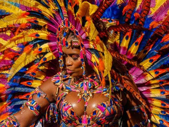 Notting Hill Carnival 2025 London, UK, 25th August 2025 - Notting Hill Carnival goers can be seen attending the second day of the celebration. The Adults Carnival which takes place on the Monday of the August bank Holiday weekend every year. With the Children s Carnival taking place the day before on the Sunday., Credit:Alex Day Avalon  Copyright: xAlexxDayx xAvalonx 1031223205