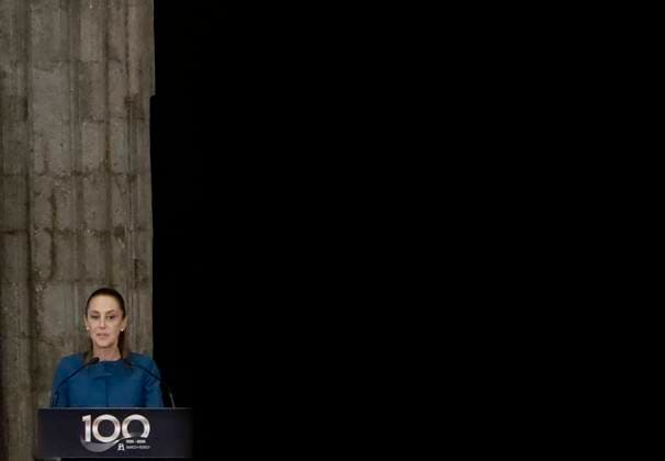 Claudia Sheinbaum, President Of Mexico, Leads Ceremony Celebrating The 100th Anniversary Of The Founding Of The Bank Of Mexico (Banxico) Claudia Sheinbaum, President of Mexico, attends the ceremony celebrating the 100th anniversary of the founding of the Bank of Mexico (Banxico) at the Interactive Museum of Economics (MIDE) in Mexico City, Mexico, on August 25, 2025. Mexico City Mexico City Mexico  Copyright: xGerardoxVieyrax originalFilename: vieyra-notitle250825_npvN0.jpg