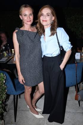 Exclusive - Angouleme Film Festival - Opening Diner Exclusive - Diane Kruger and Isabelle Huppert attends Opening Diner as part of the 18th Angouleme Film Festival in Angouleme, August 25, 2025, France. Photo by Jerome Domine ABACAPRESS.COM France  Copyright: xDominexJerome ABACAx