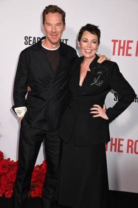 NEW YORK, NY - AUGUST 25: Benedict Cumberbatch and Olivia Colman at The Roses New York Premiere on August 25, 2025 at The Hudson Theatre in New York City. Copyright: xMediaPunchx