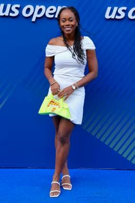 Celebs at the US Open 2025 - Arrival Melissa Koby arrives at the US Open, USTA Billie Jean King National Tennis Center in New York on August 25, 2025. Photo by Charles Guerin ABACAPRESS.COM New York City NY United Arab Emirates  Copyright: xGuerinxCharles ABACAx