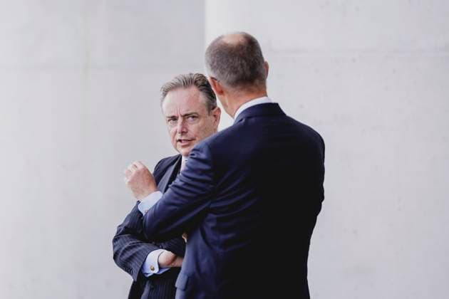 (R-L) Friedrich Merz (CDU), Bundeskanzler, trifft Bart De Wever, Ministerpraesident von Belgien, zu einem Gespraech in Berlin, 26.08.2025. Berlin Deutschland *** R L Friedrich Merz CDU , Federal Chancellor, meets Bart De Wever, Prime Minister of Belgium, for talks in Berlin, 26 08 2025 Berlin Germany Copyright: xFlorianxGaertnerx