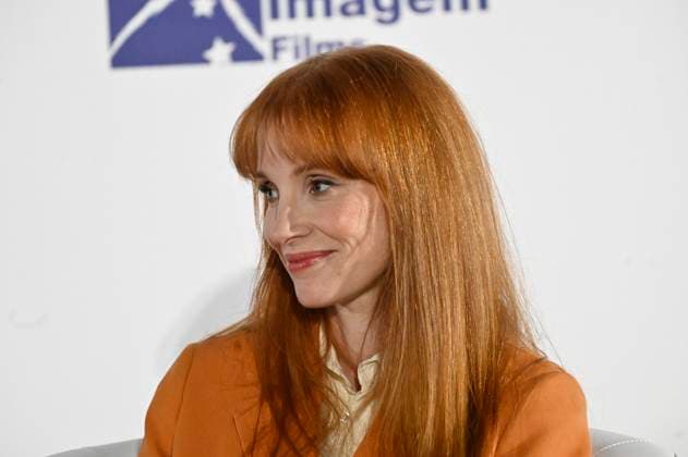 August 26, 2025, Mexico City, Ciudad de Mexico, Mexico: Actress Jessica Chastain speaks during a press conference to promote the movie Dreams at Cinepolos Plaza Miyana. on August 26, 2025 in Mexico City, Mexico. Mexico City Mexico - ZUMAe321 20250826_zea_e321_004 Copyright: xCarlosxTischlerx