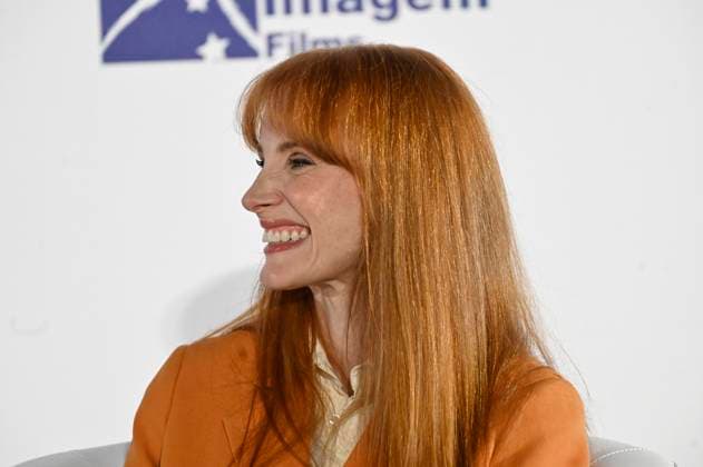 August 26, 2025, Mexico City, Ciudad de Mexico, Mexico: Actress Jessica Chastain speaks during a press conference to promote the movie Dreams at Cinepolos Plaza Miyana. on August 26, 2025 in Mexico City, Mexico. Mexico City Mexico - ZUMAe321 20250826_zea_e321_031 Copyright: xCarlosxTischlerx