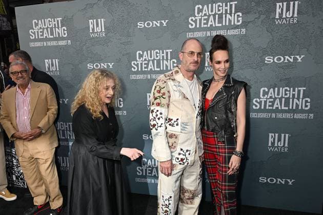 New York Premiere of Caught Stealing Darren Aronofsky and Aglaya Tarasova attends the New York Premiere of Columbia Pictures Caught Stealing on August 26, 2025 at The Regal Union Square in New York, New York, USA., Credit:Robin Platzer Avalon United States of America, New York, New York  Copyright: xRobinxPlatzerx xAvalonx 1031628246