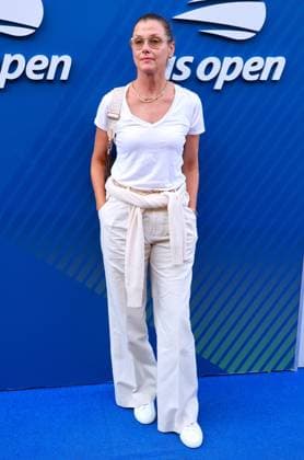 Celebs at the US Open in New York - Arrival Bridget Moynahan arrives at the US Open in New York, NY on August 26, 2025. Photo by Charles Guerin ABACAPRESS.COM New York City NY United States  Copyright: xGuerinxCharles ABACAx